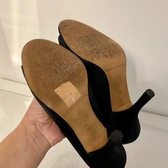 Authentic Enzo Angiolini open toe heels - Picture 7 of 11